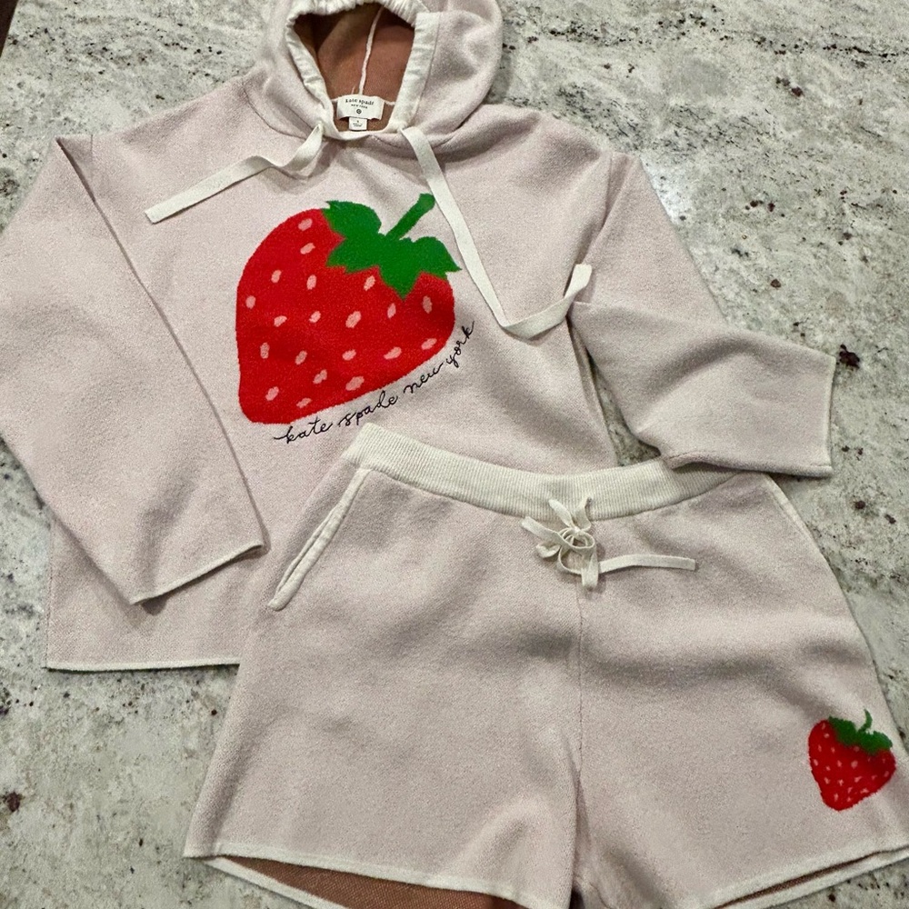 Kate Spade x Target strawberry set Adult Small- worn once!